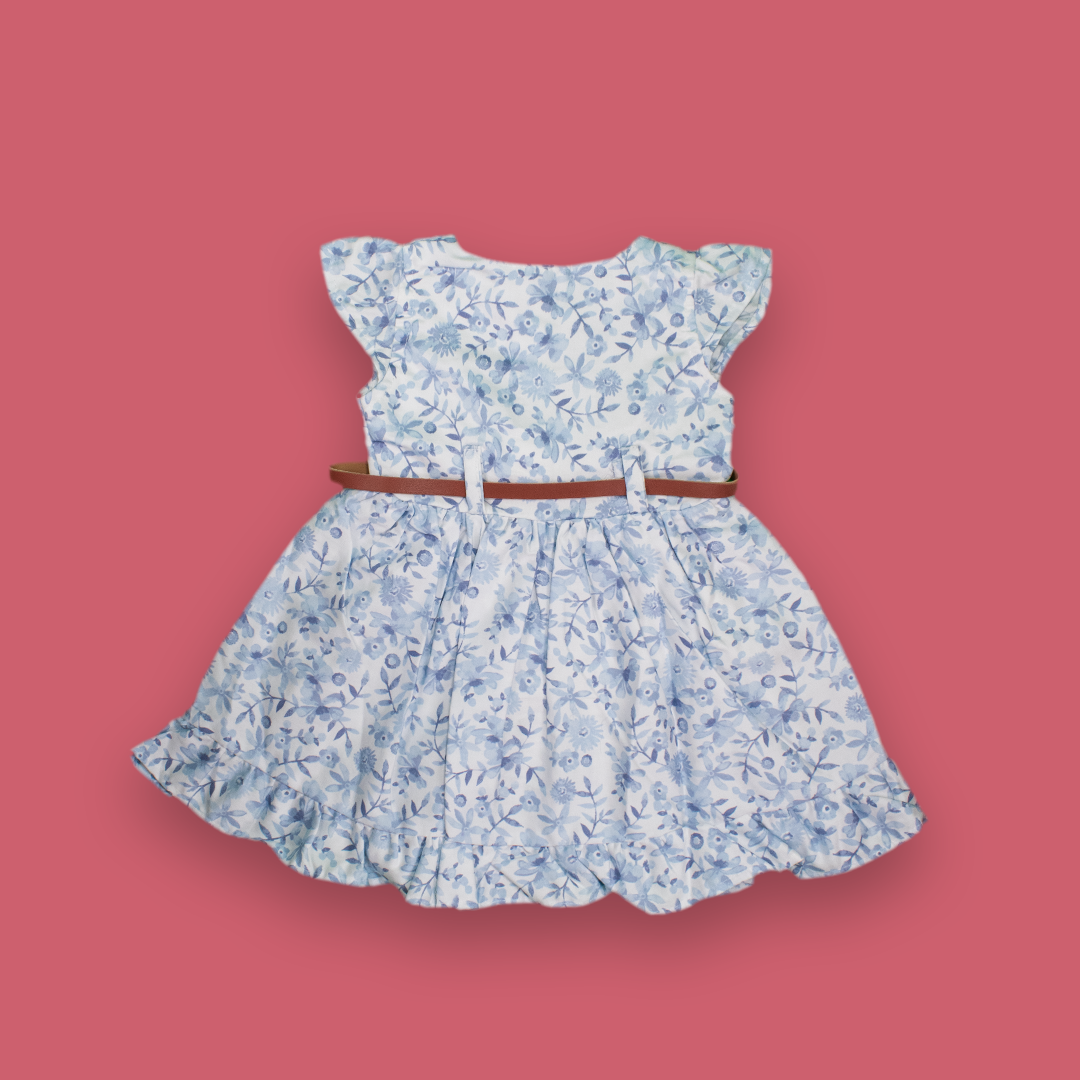 Mammason Baby girl's floral frock dress