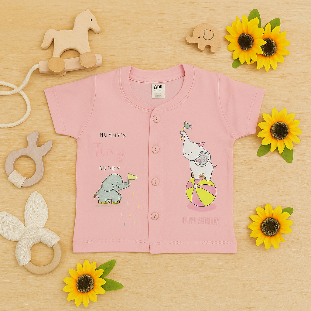 Mammason Tiny Buddy Pink Saturday Co-ord Set