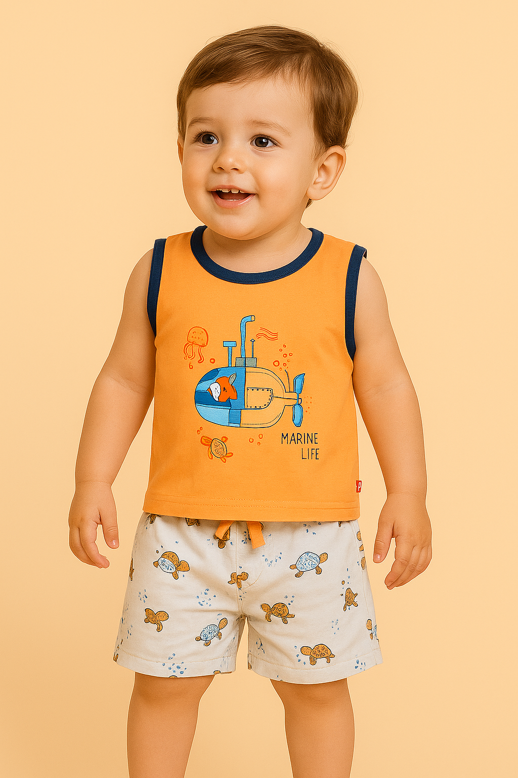 Mammason  Marine Life Chocolate Fun Co-ord Set