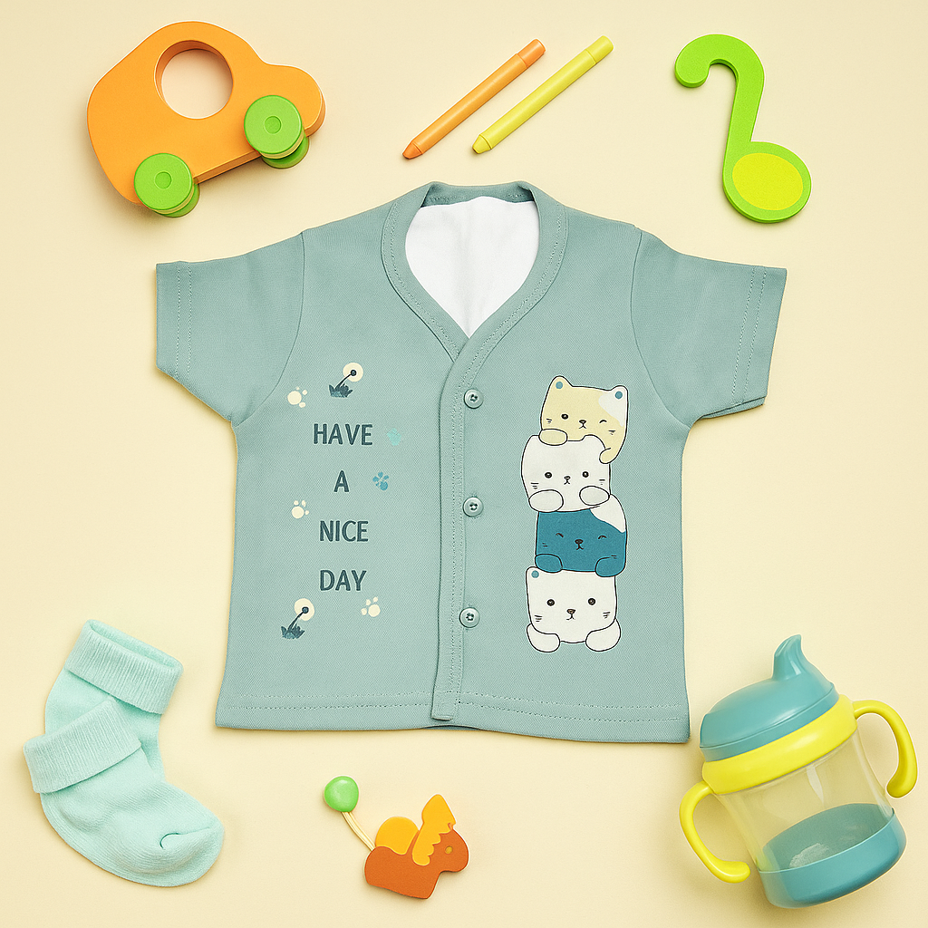 Mammason Baby T-Shirt & Shorts Combo Set – Fun & Comfy Everyday Wear