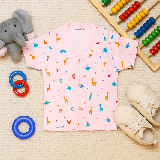 Mammason Pink Safari Friends Co-ord Set