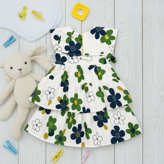 Mammason Floral Garden Party Frock for Girls